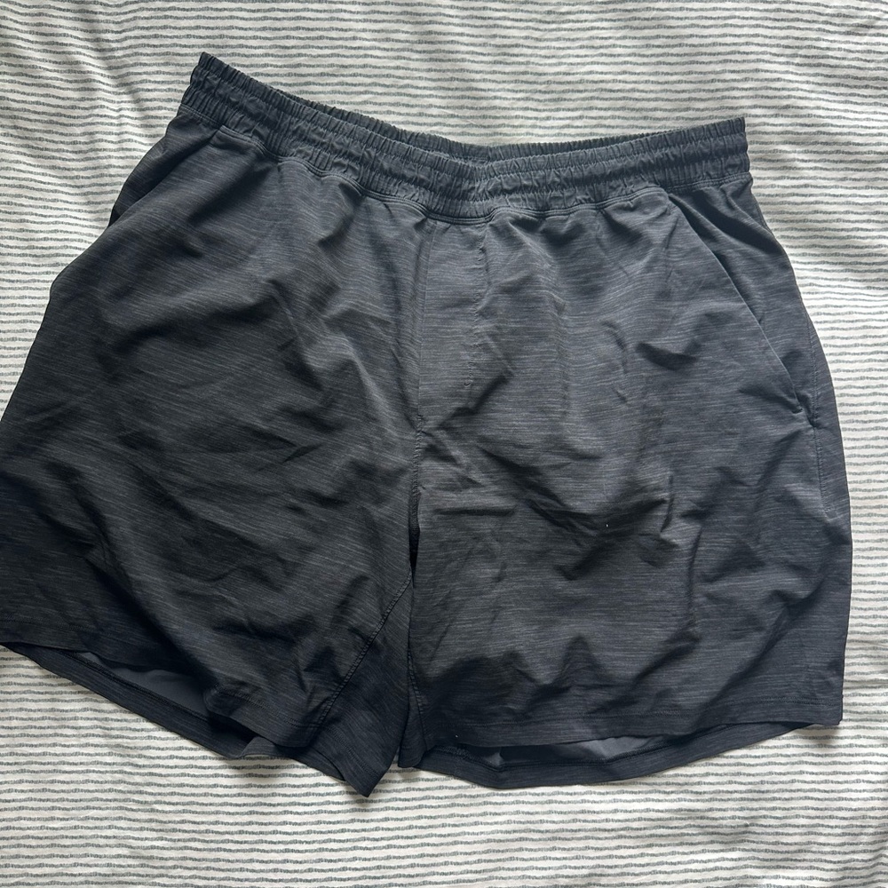Men's Black Lululemon Athletic Shorts